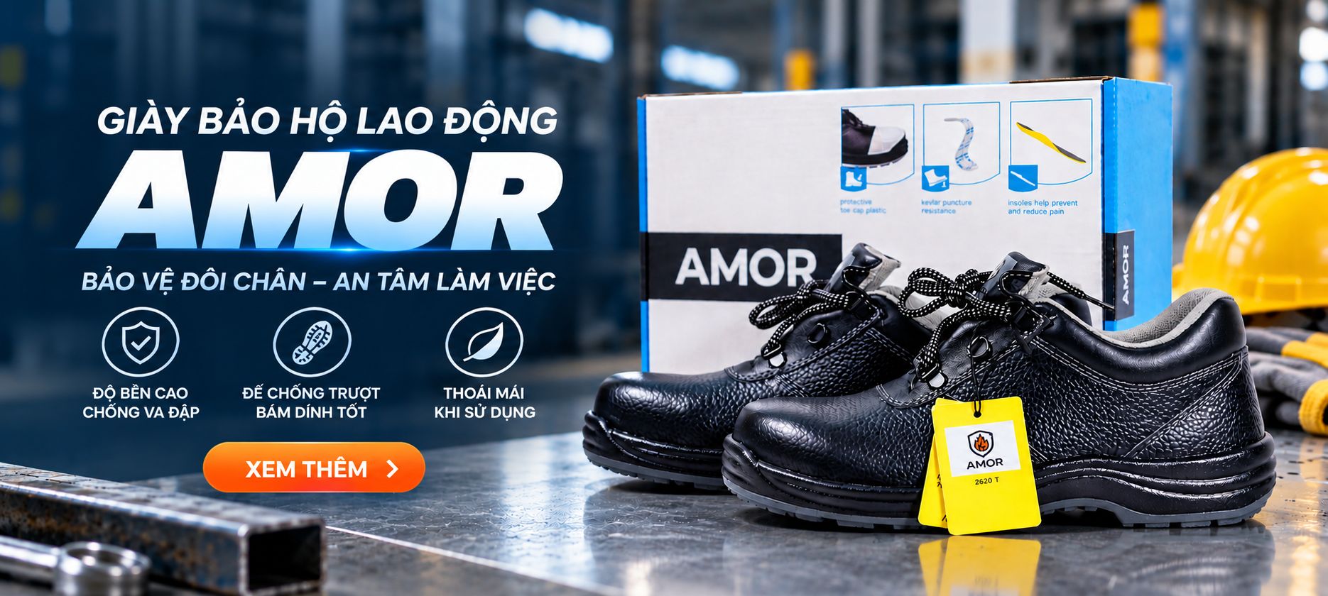 giay bao ho lao dong amor banner